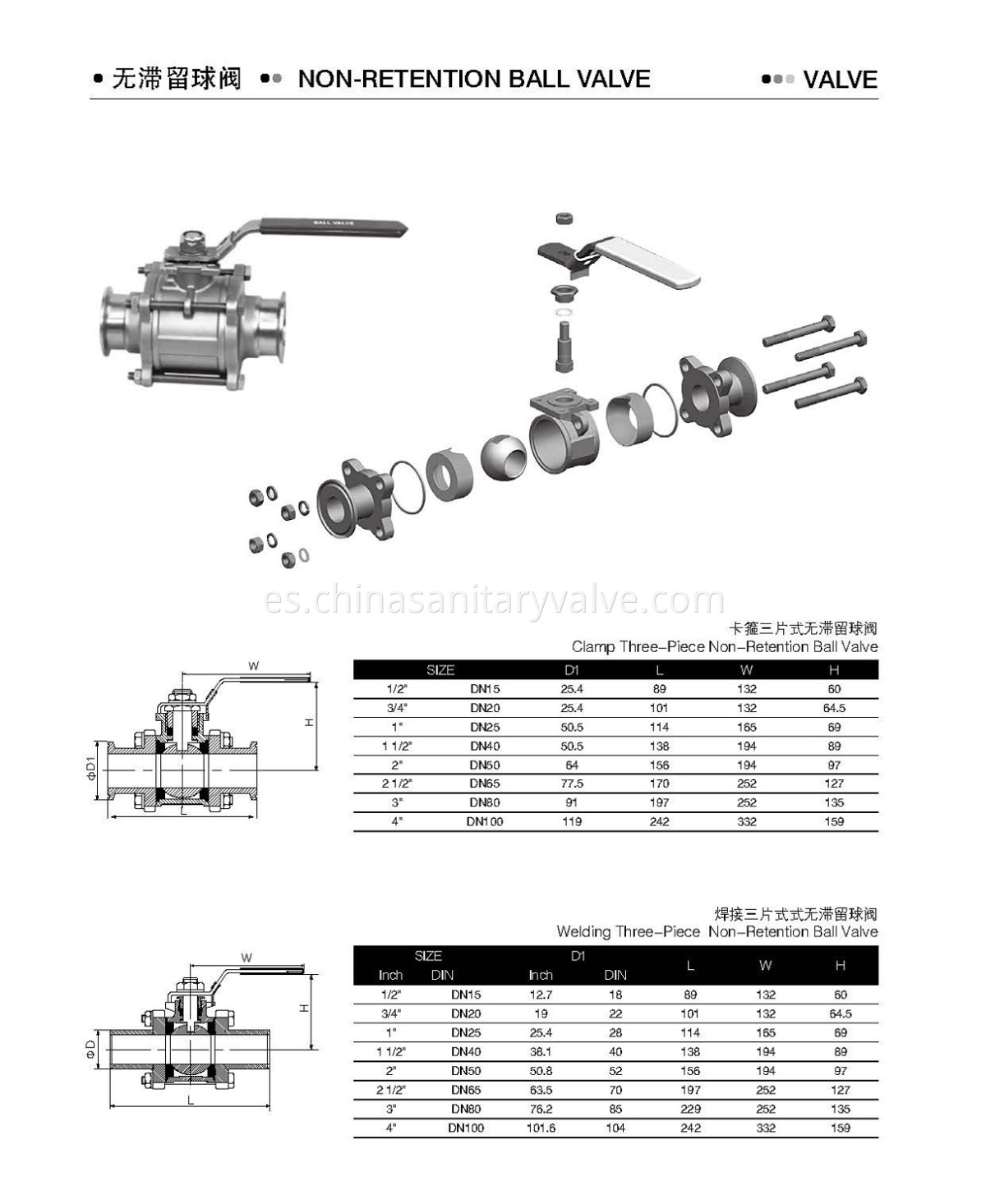 3PC Ball Valve